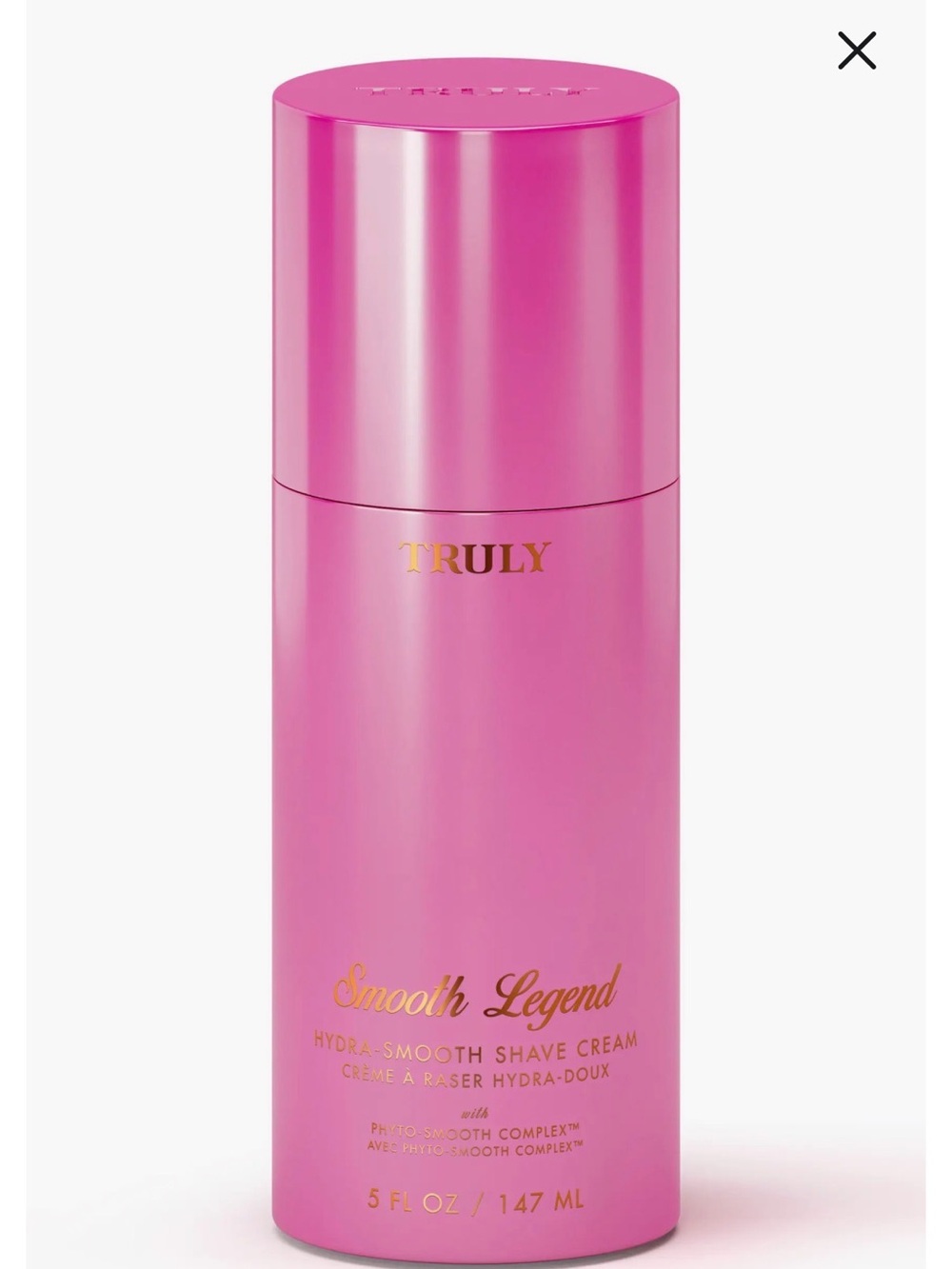 TRULY Pink Smooth Legend Hydra-Smooth Shave Cream